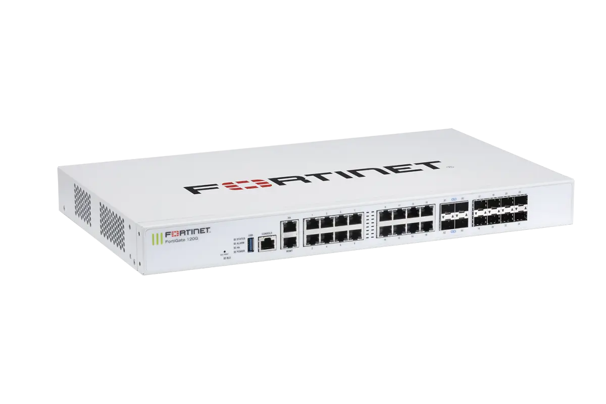 Fortinet FortiGate 120G Front Fortinet Fortigate 120G Series