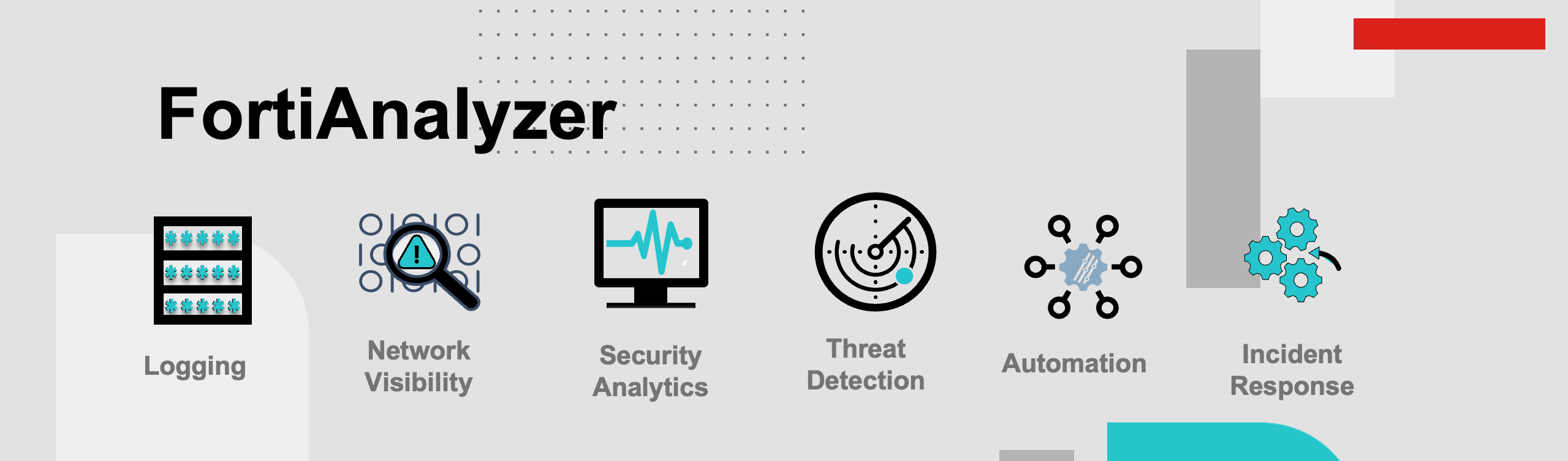 FortiAnalyzer banner Fortinet FortiAnalyzer -> Análisis, Automatización y Respuesta para la Security Fabric