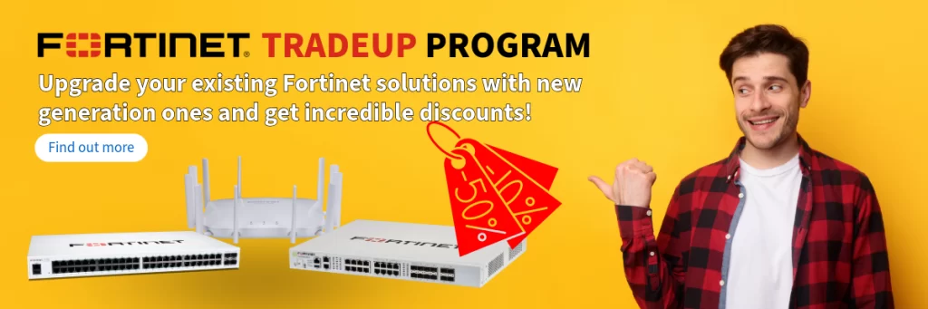 fortinet trade up program banner Home