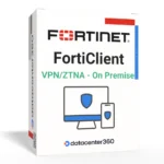 FortiClient VPN/ZTNA (On Premise Deployments) Agent Subscription for 2000 endpoints - 1 Year. Includes on-prem EMS and FortiCare Premium (FC3-10-EMS04-428-01-12)