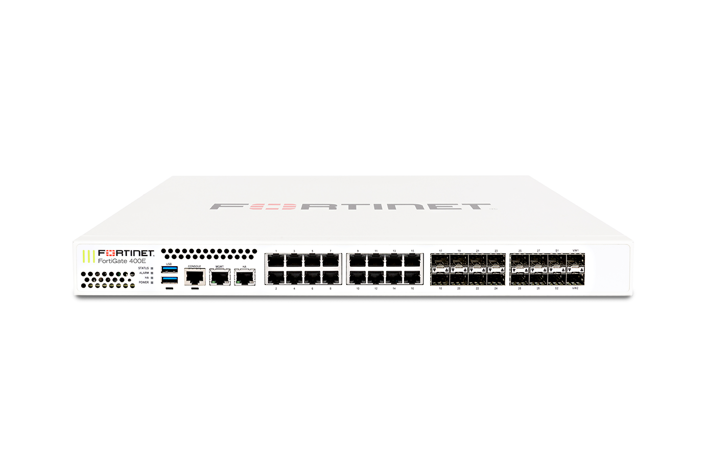 Fortinet FortiGate 400E appliance ports