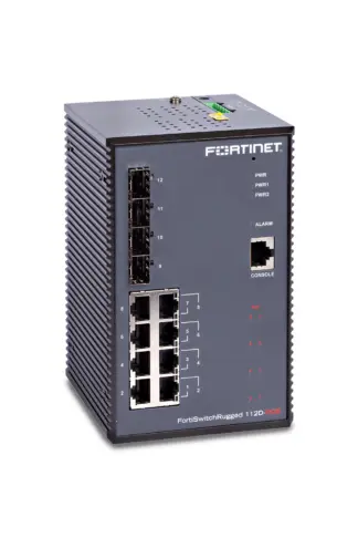 Fortinet FortiSwitchRugged-112D-POE - Secure Ruggedized Ethernet Switching - (FSR-112D-POE)