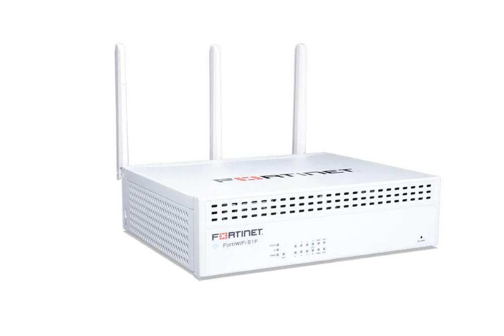 Fortinet FortiWiFi-81F-2R Hardware plus 5 Year FortiCare Premium and FortiGuard Enterprise Protection (FWF-81F-2R-A-BDL-809-60)