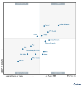 Garner Magic Quadrant for Enterprise Wired and Wireless LAN Infrastructure