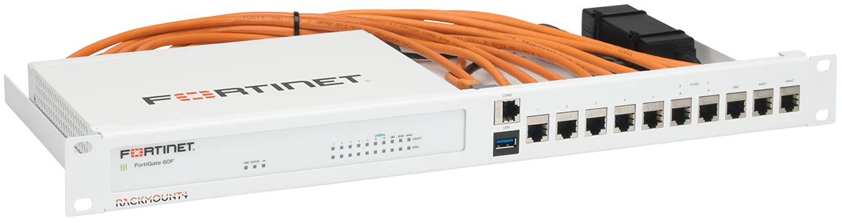 Rackmount for FortiGate 70G - 70F - 60E/F Series - Shielded