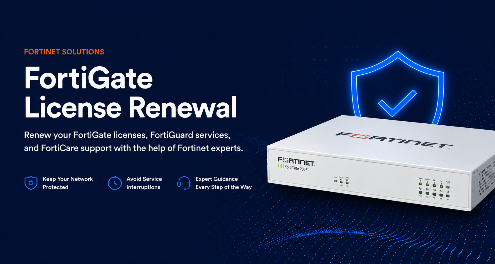 fortigate renewal banner