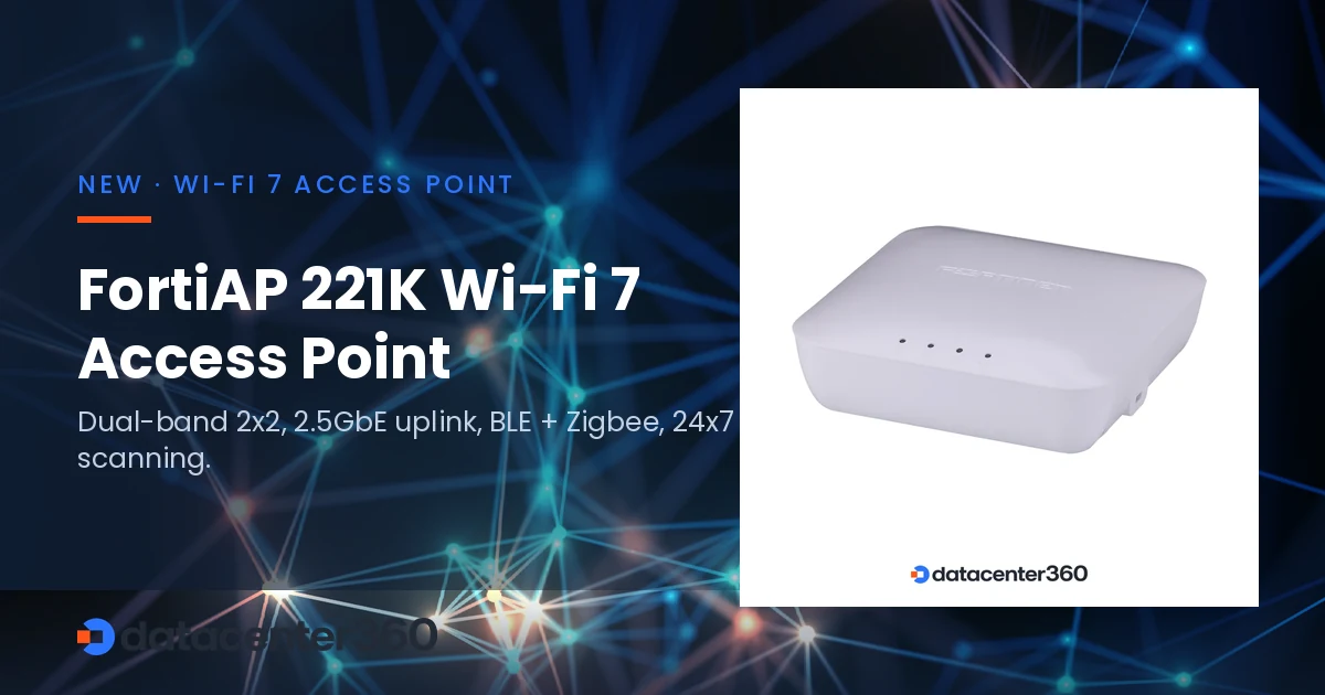 FortiAP-221K Wi-Fi 7 access point — DataCenter360.ca