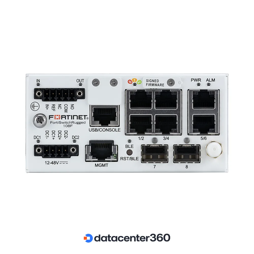 Fortinet FortiSwitchRugged 108F (FSR-108F) ports