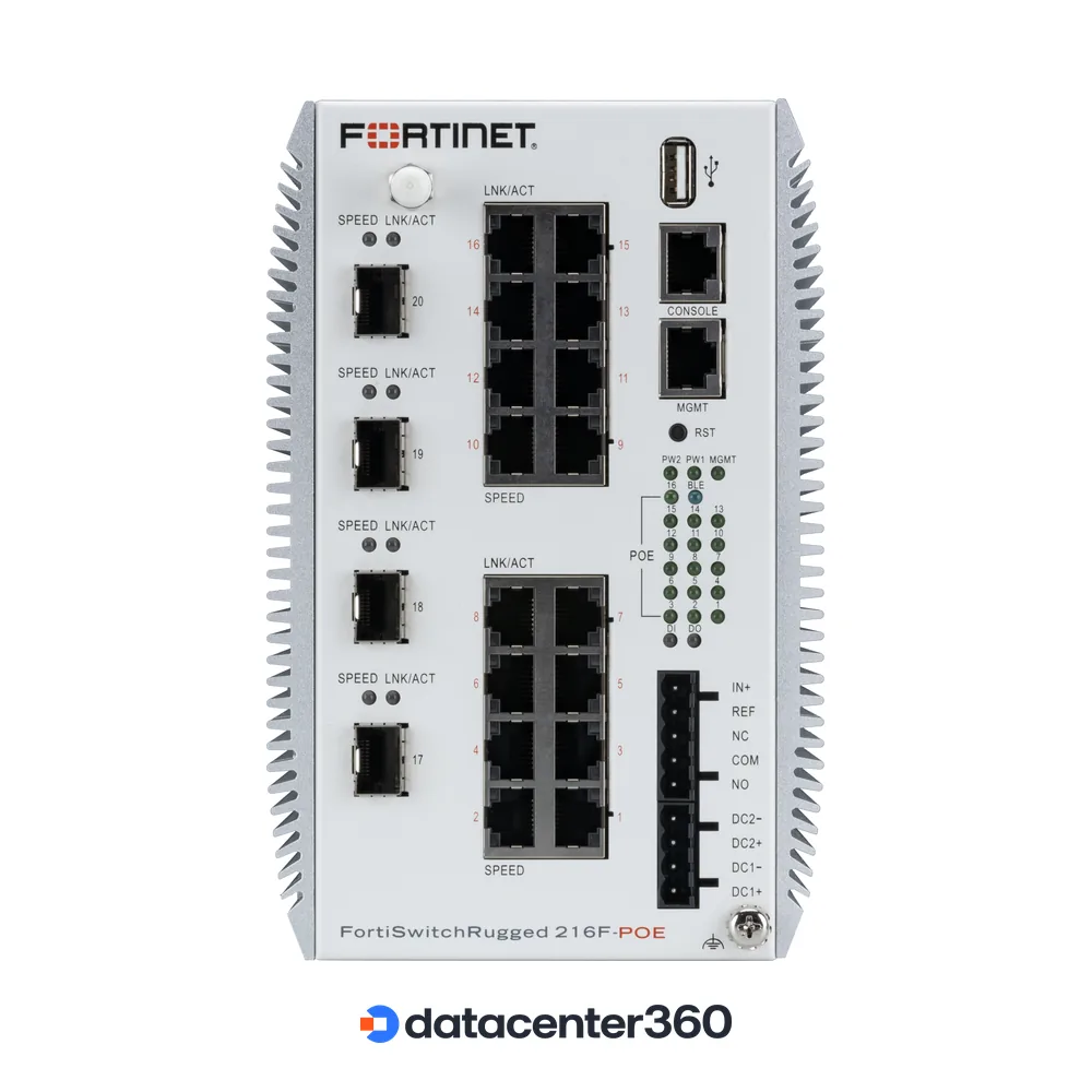 Fortinet FortiSwitchRugged 216F-POE (FSR-216F-POE) ports