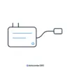 Fortinet AC/DC Power Adapter for FortiAP, US/Canada Plug (SP-FAP200-PA-US)