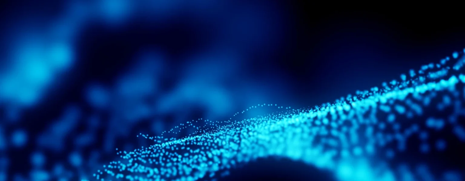 Abstract blue data wave — Fortinet grace period policy